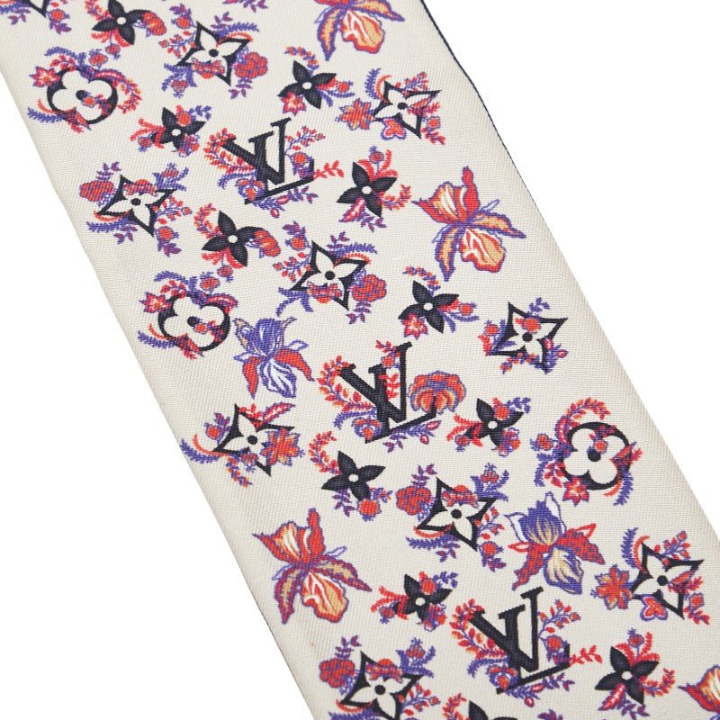 Louis Vuitton Monogram Bandy Randeboo M76433 Beige Black Silk Louis Vuitton