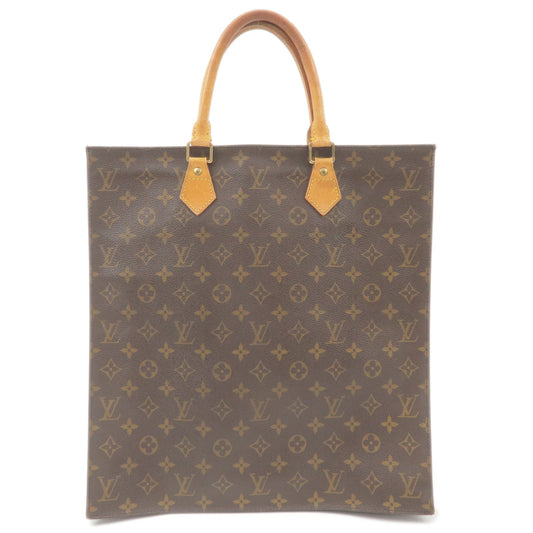 Louis Vuitton Monogram Sac Plat Hand Bag M51140
