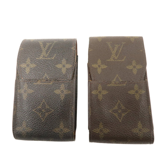 Louis Vuitton Monogram Set of 2 Etui Cigarette Case M63024