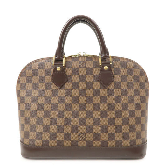 Louis Vuitton Damier Alma PM Hand Bag Brown N51131