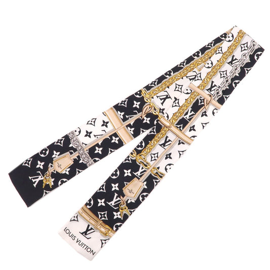 Louis Vuitton Monogram Bandeau Confidential 100% Silk Noir M78656