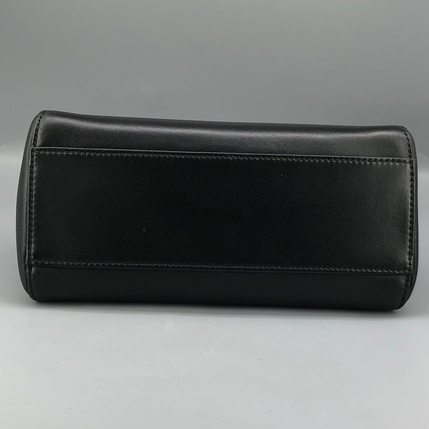 Fendi Peekaboo Mini Black Smooth Calf Leather Handbag