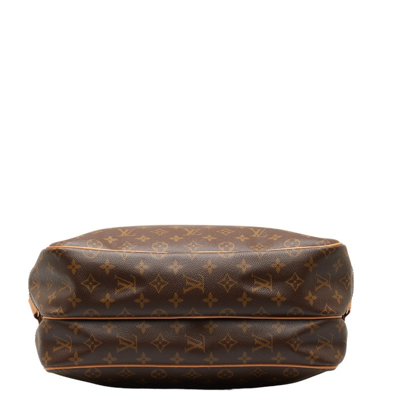Louis Vuitton Monogram Reporter GM Shoulder Bag M45252 Brown PVC Leather Louis Vuitton