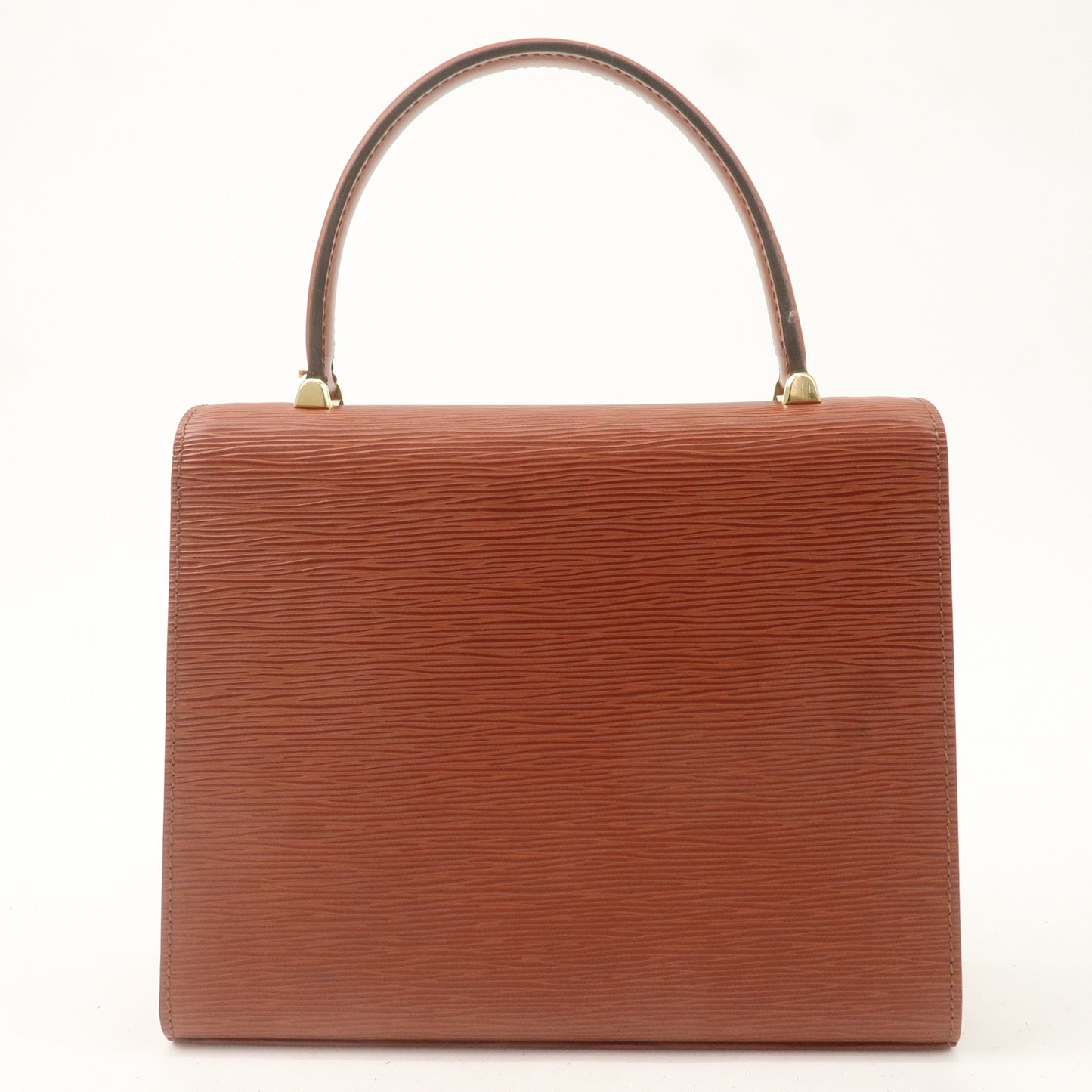 Louis Vuitton Epi Malselv Hand Bag Kenya Brown M52373