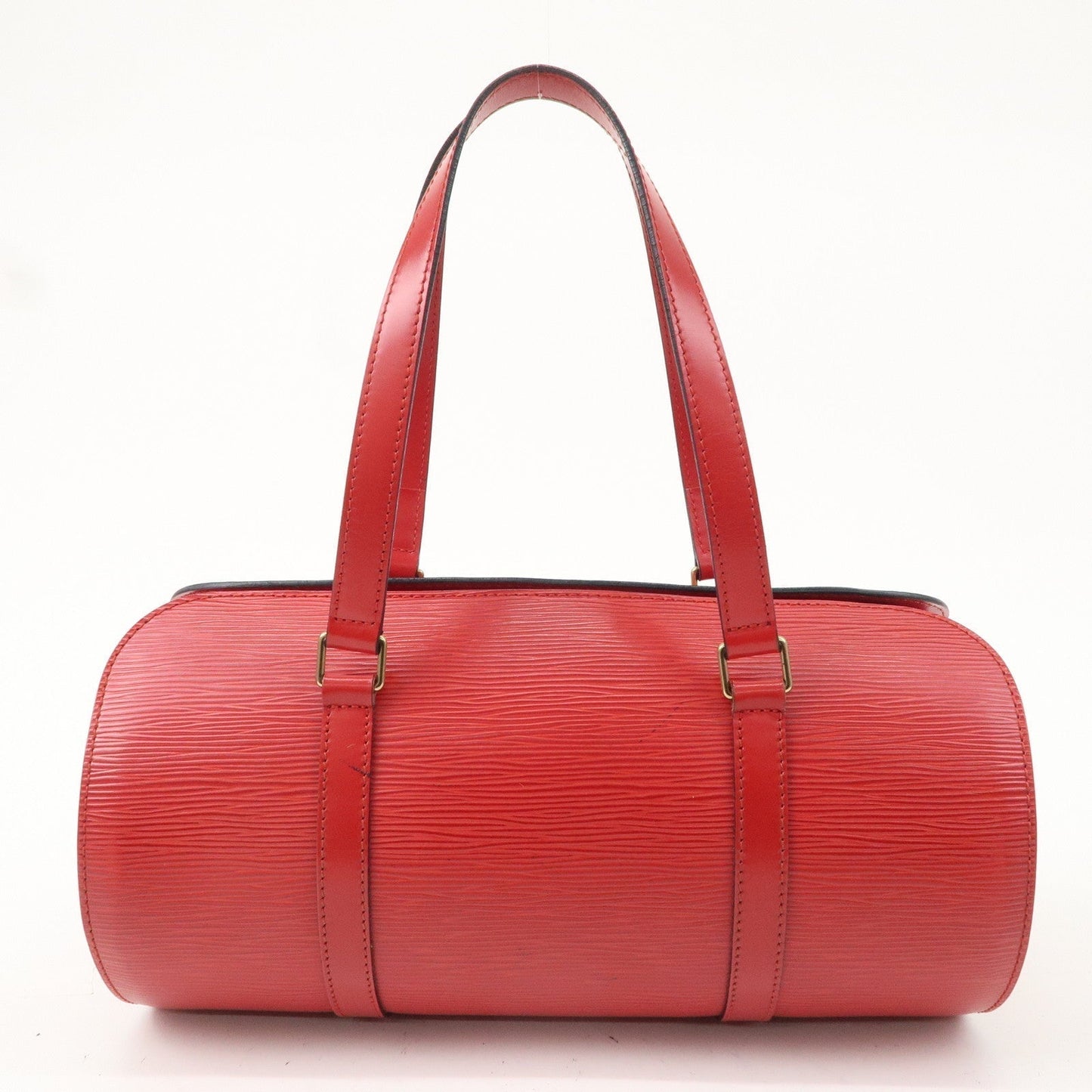 Louis Vuitton Epi Soufflo Hand Bag Castillian Red M52227