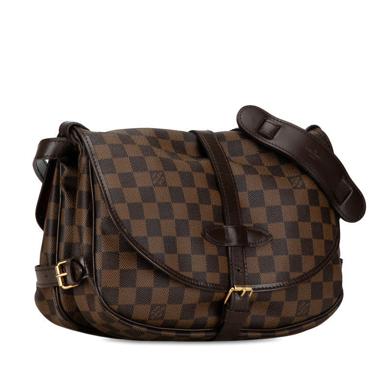 Louis Vuitton Damier Sommelier SP Shoulder Bag N48081 Brown PVC Leather Louis Vuitton