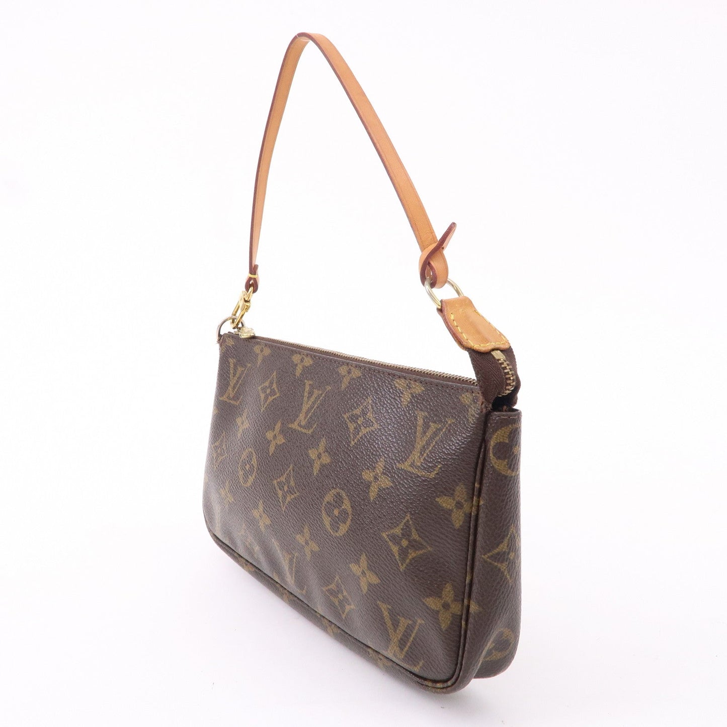 Louis Vuitton Monogram Pochette Accessoir Hand Bag Brown M51980