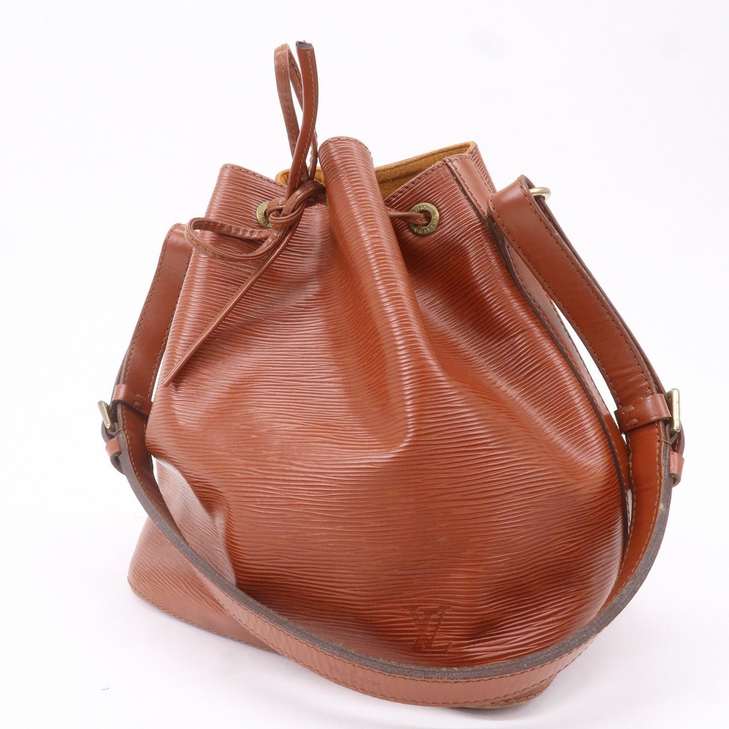 Louis Vuitton Epi Petit Noe Shoulder Bag Kenya Brown M44103