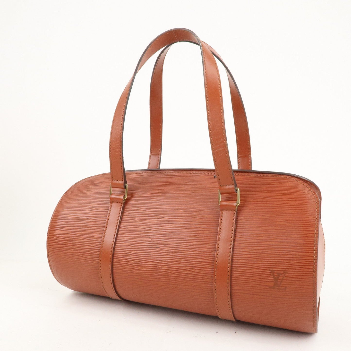 Louis Vuitton Epi Soufflot Hand Bag Kenya Brown M52223