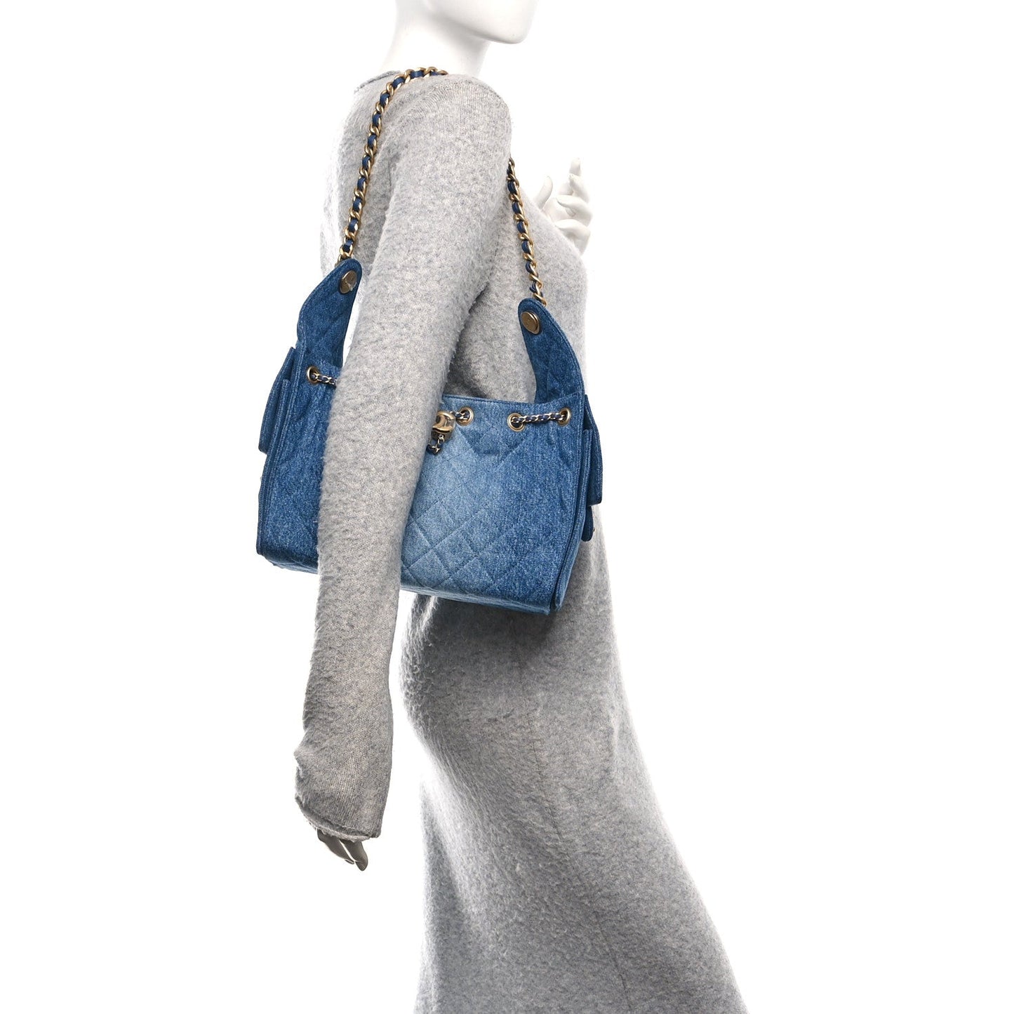 Chanel Washed Quilted Small Chanel 25 Handbag - Rovelle Bags