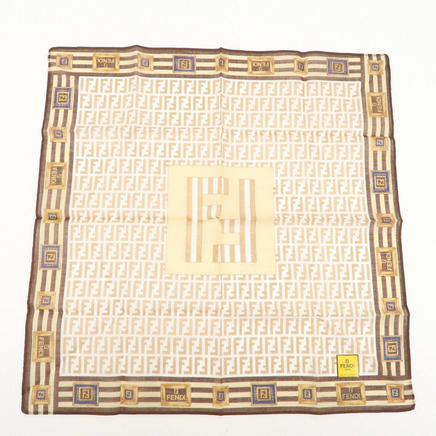 FENDI Set of 5 Cotton 100% Handkerchief Scarf