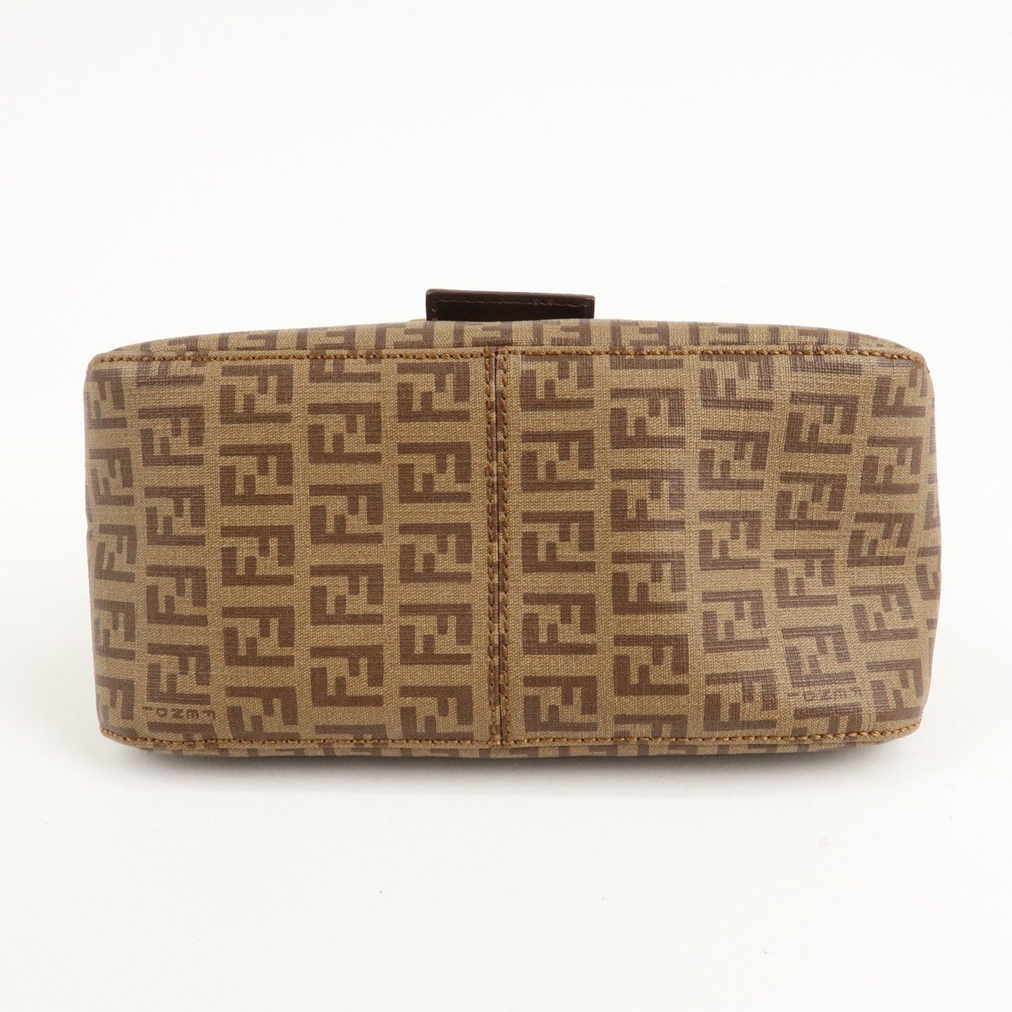 FENDI Zucchino Mini Mamma Baguette PVC Leather Hand Bag 8BR180