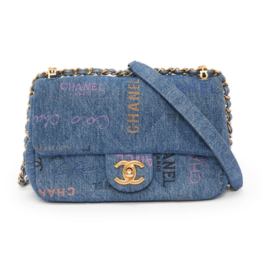 Chanel Blue Mood Mini Flap Flap Bag - Rovelle Bags