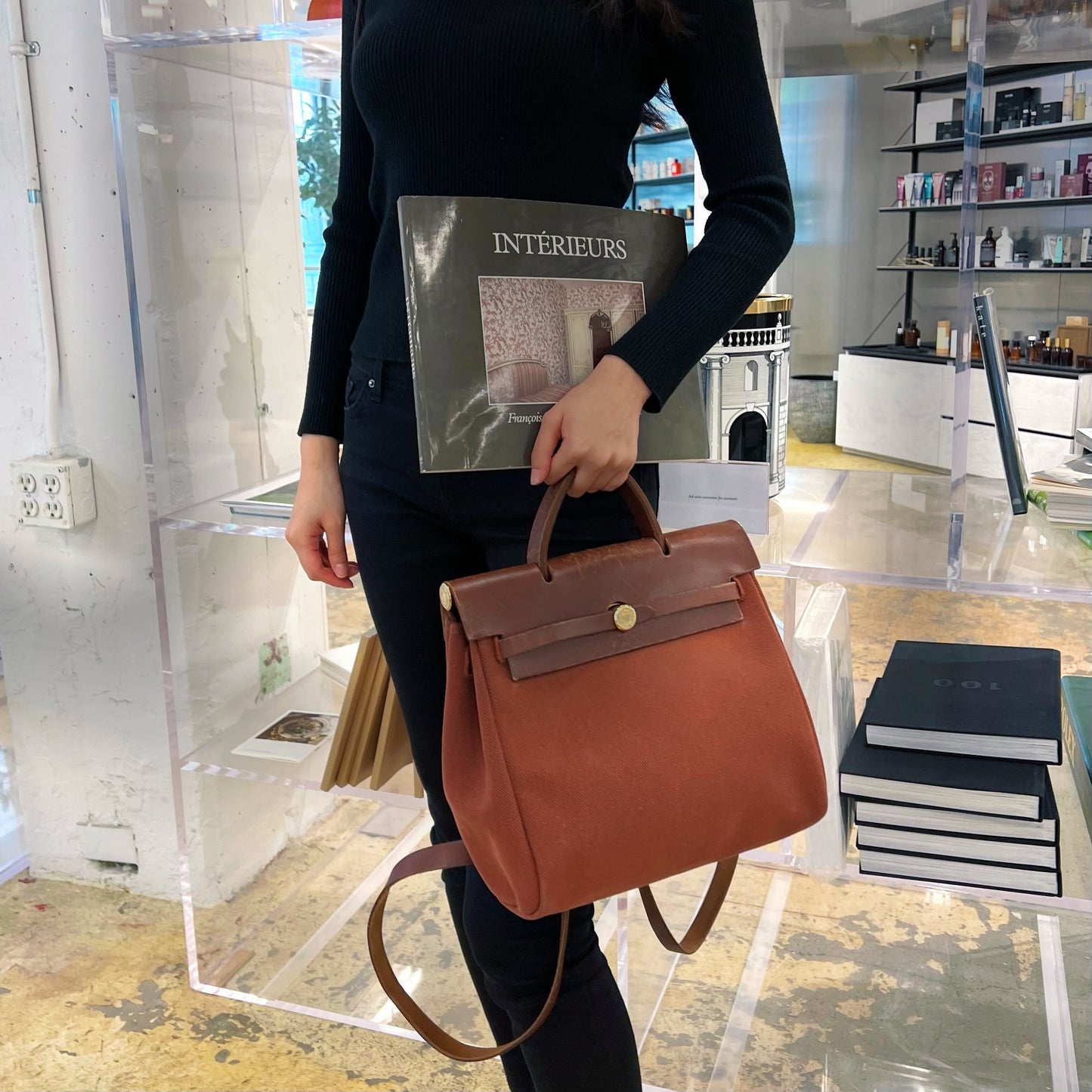 Hermès Herbag Backpack - Rovelle Bags