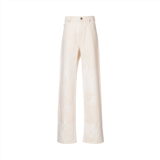 Louis Vuitton 24AW Cotton Denim Pants 28 Ivory RM242MM Damiedenim Skating Pants