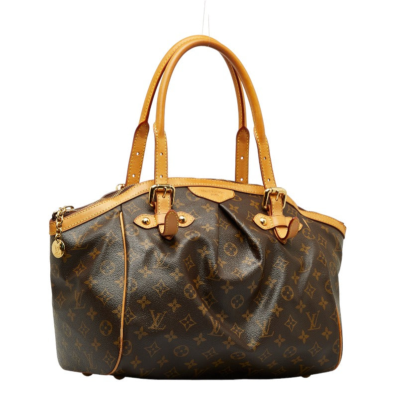 Louis Vuitton Monogram Tivoli GM Handbag M40144 Brown PVC Leather Louis Vuitton