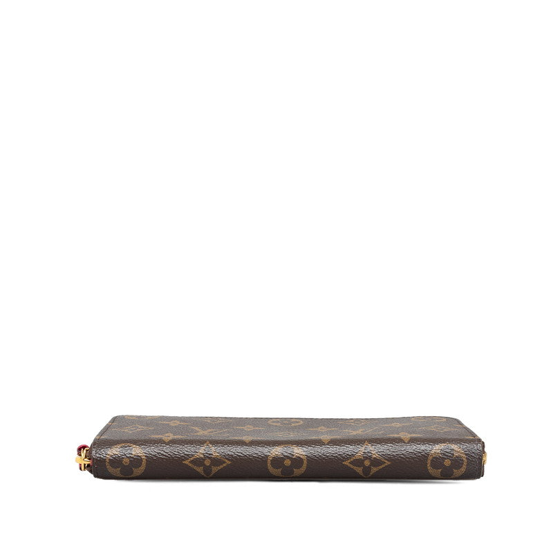 Louis Vuitton Monogram M60742 Long Wallet Fushai Pink Brown Lady Fushai
