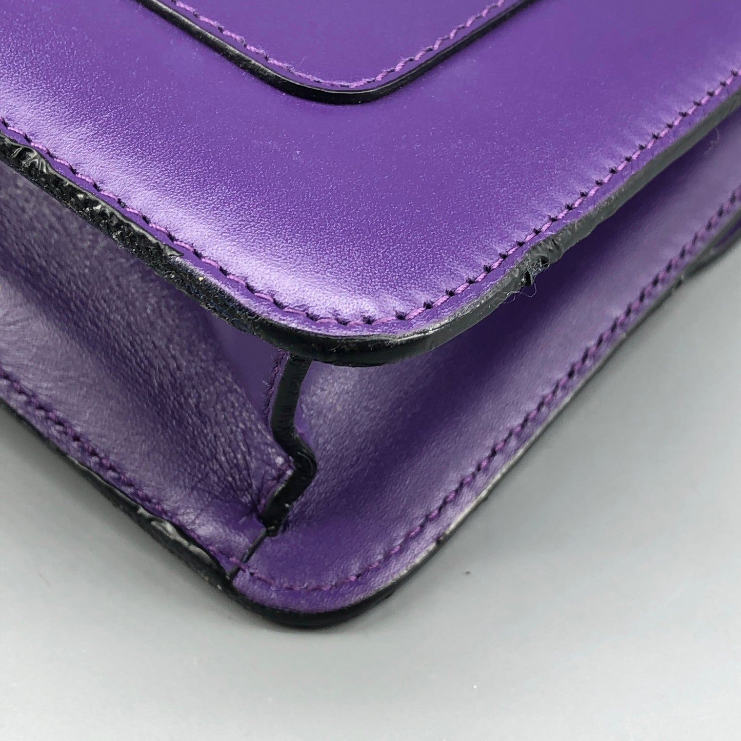 Bulgari Purple Serpenti Forever Flap Shoulder Bag