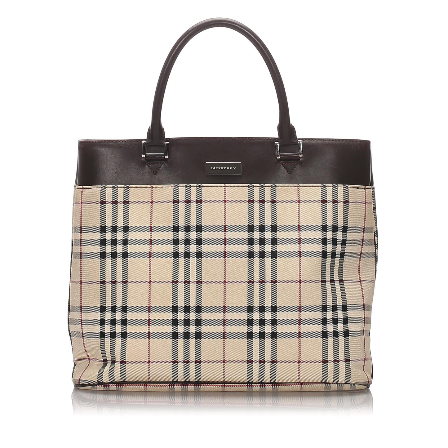 Burberry Check Tote - Rovelle Bags
