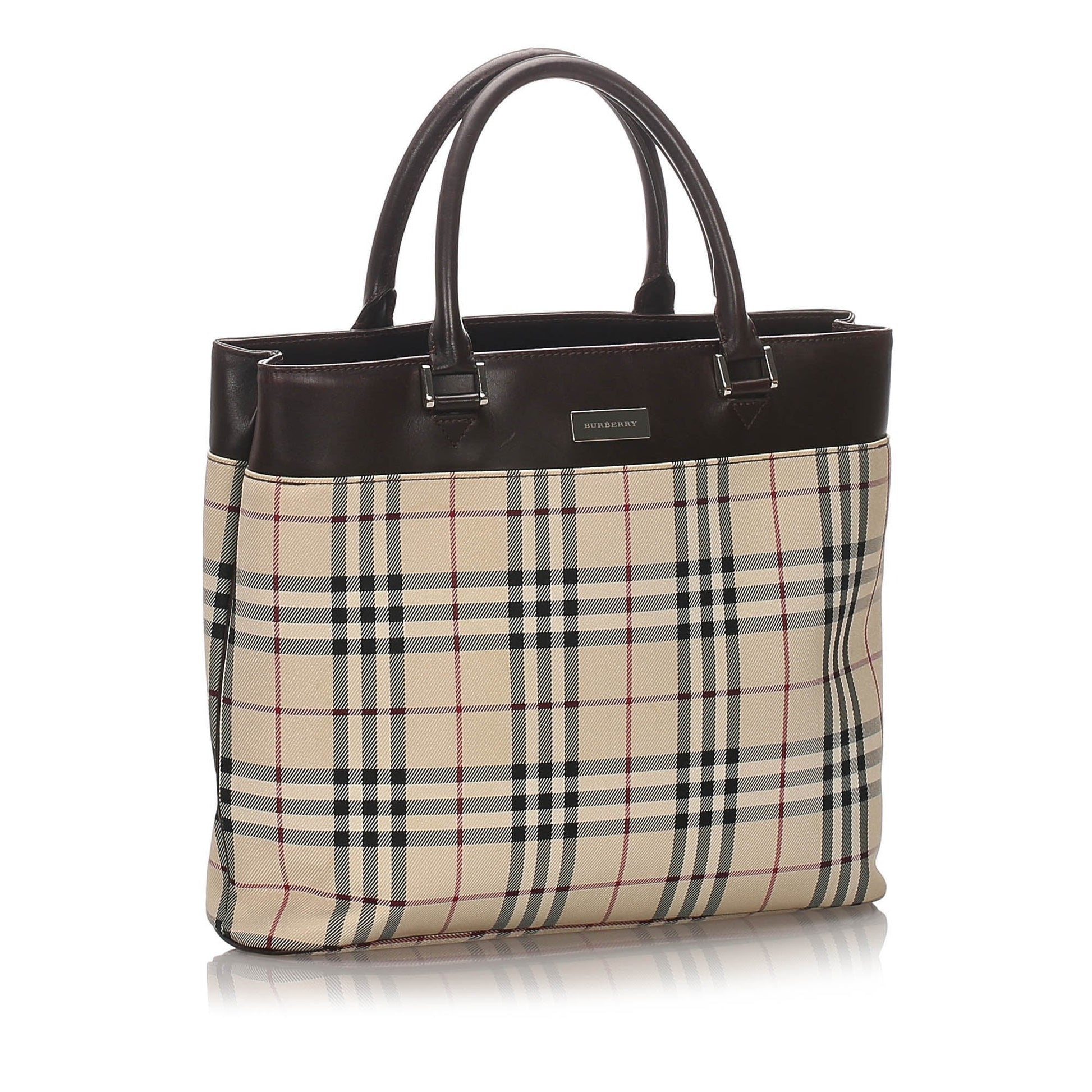 Burberry Check Tote - Rovelle Bags