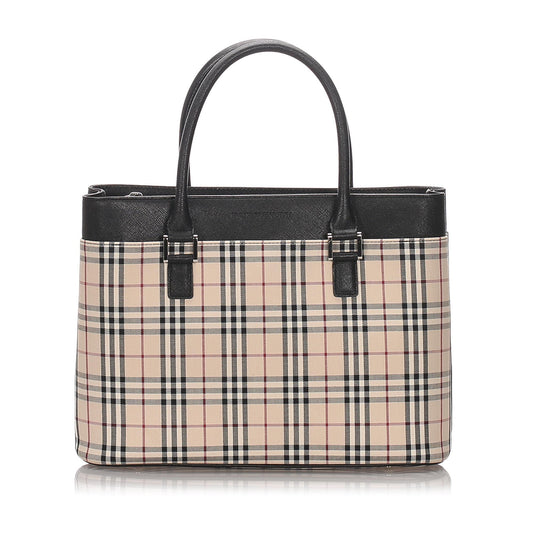 Burberry Check Tote - Rovelle Bags
