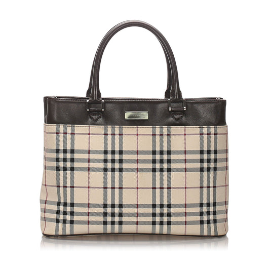 Burberry Check Tote - Rovelle Bags