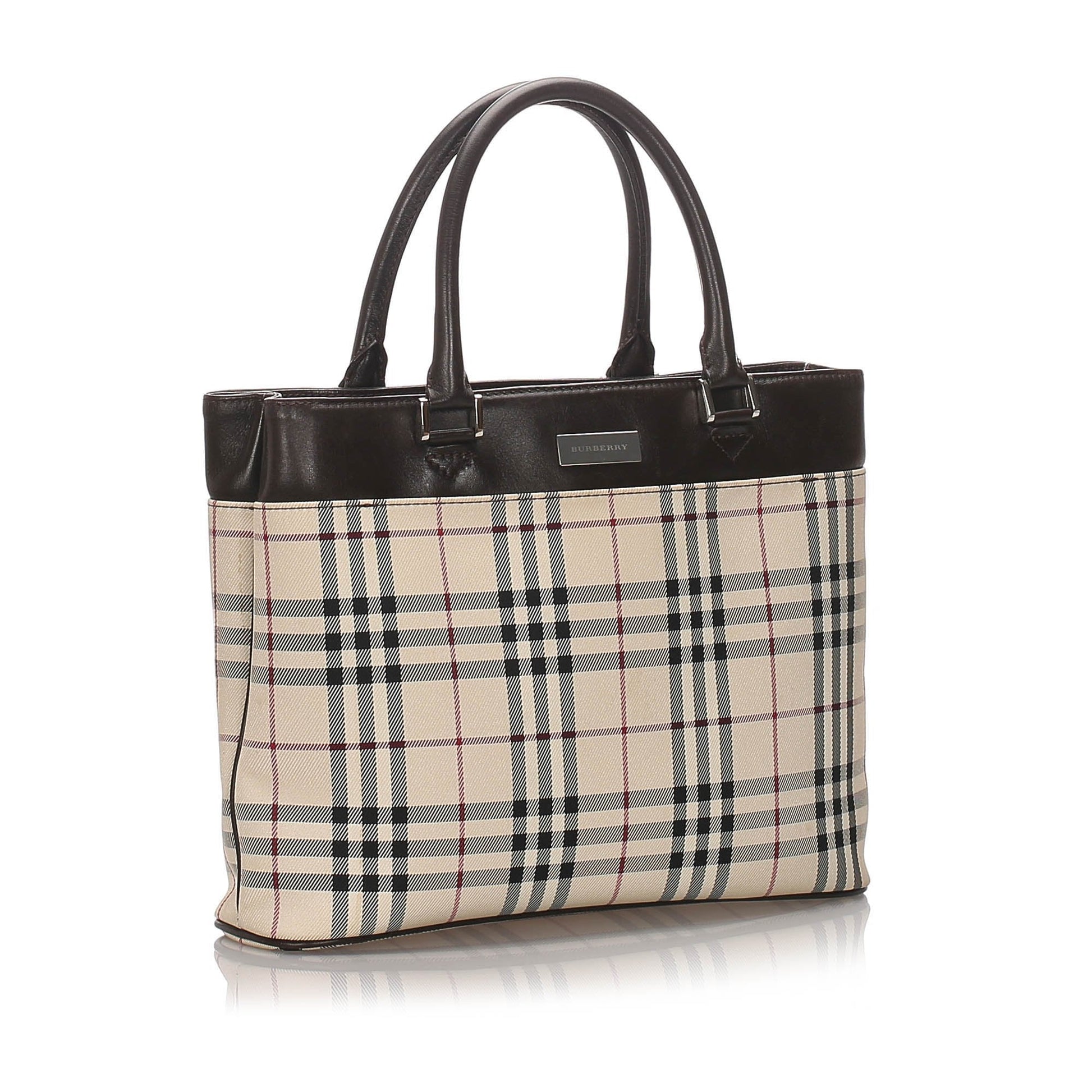 Burberry Check Tote - Rovelle Bags