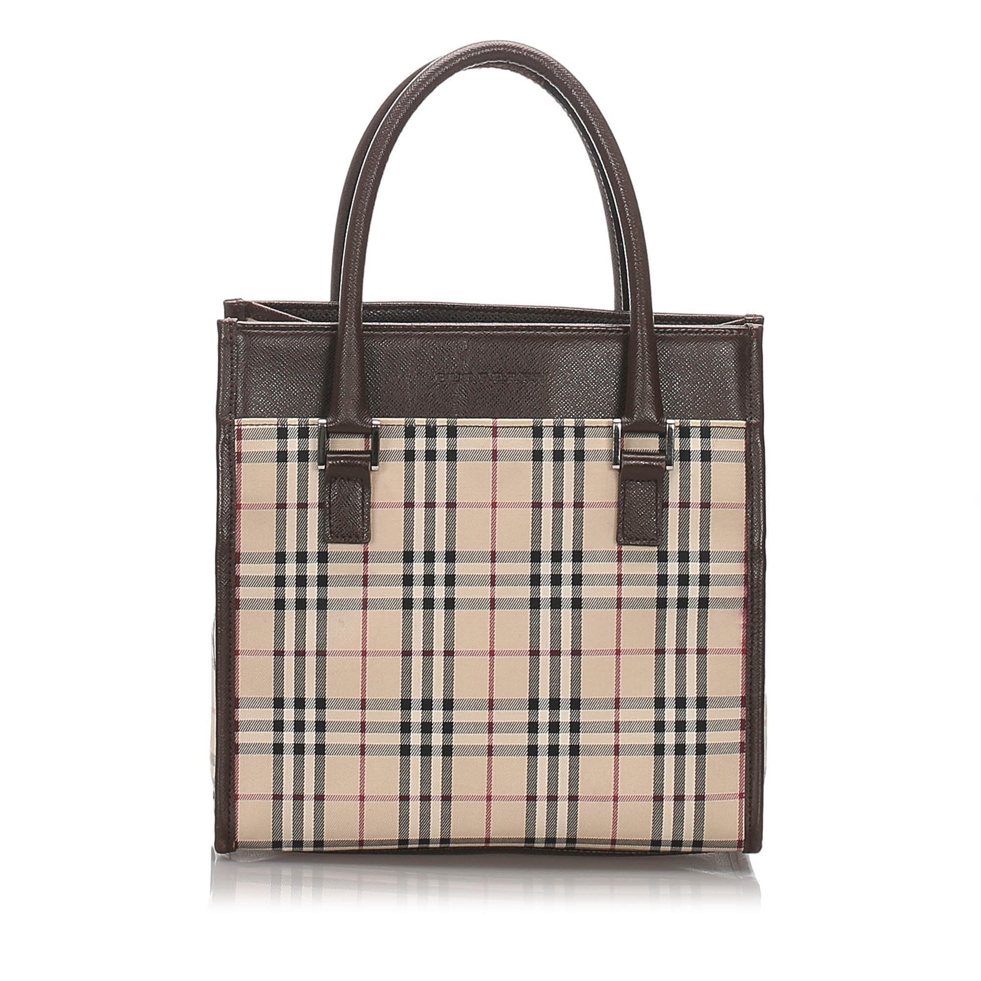 Burberry Check Tote - Rovelle Bags