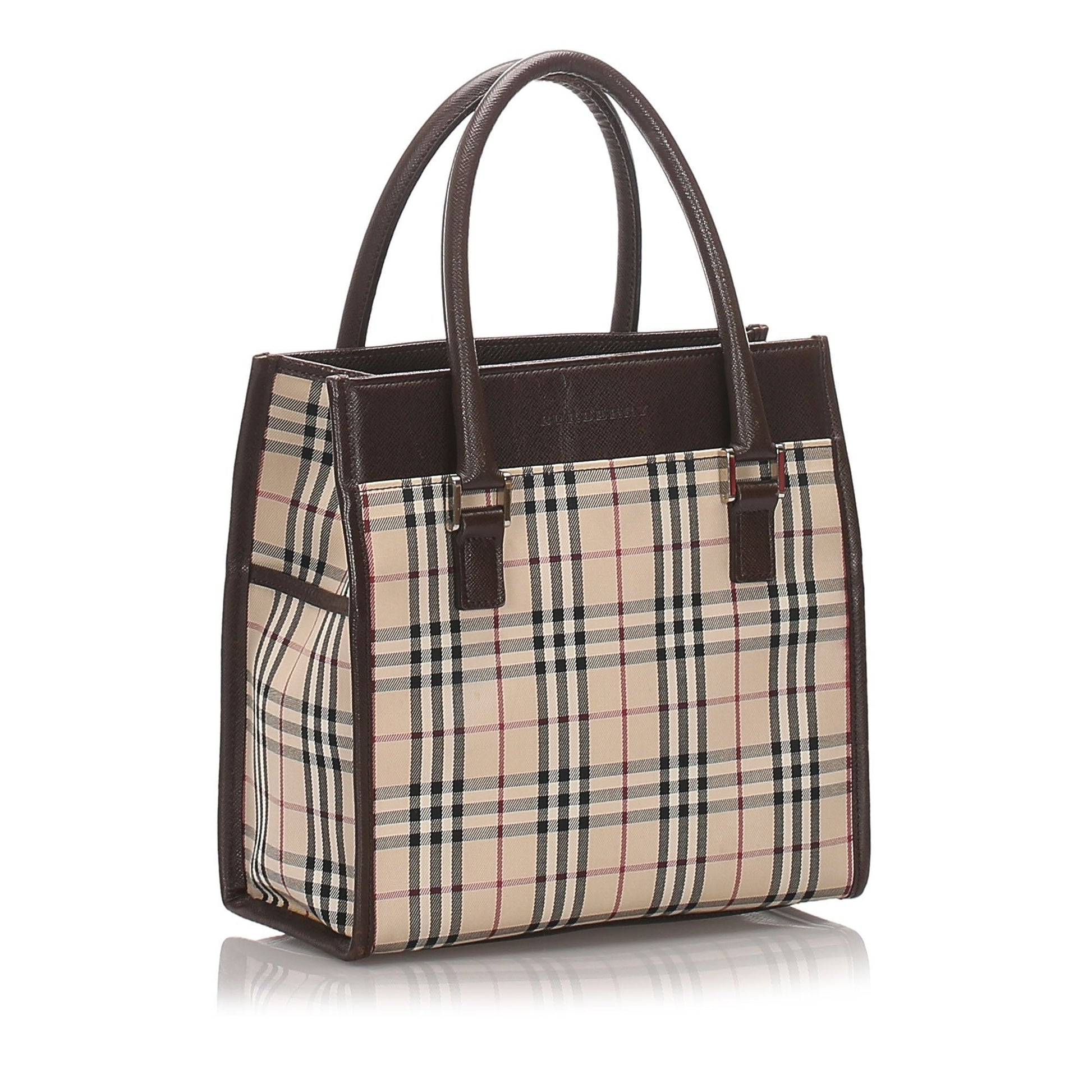 Burberry Check Tote - Rovelle Bags