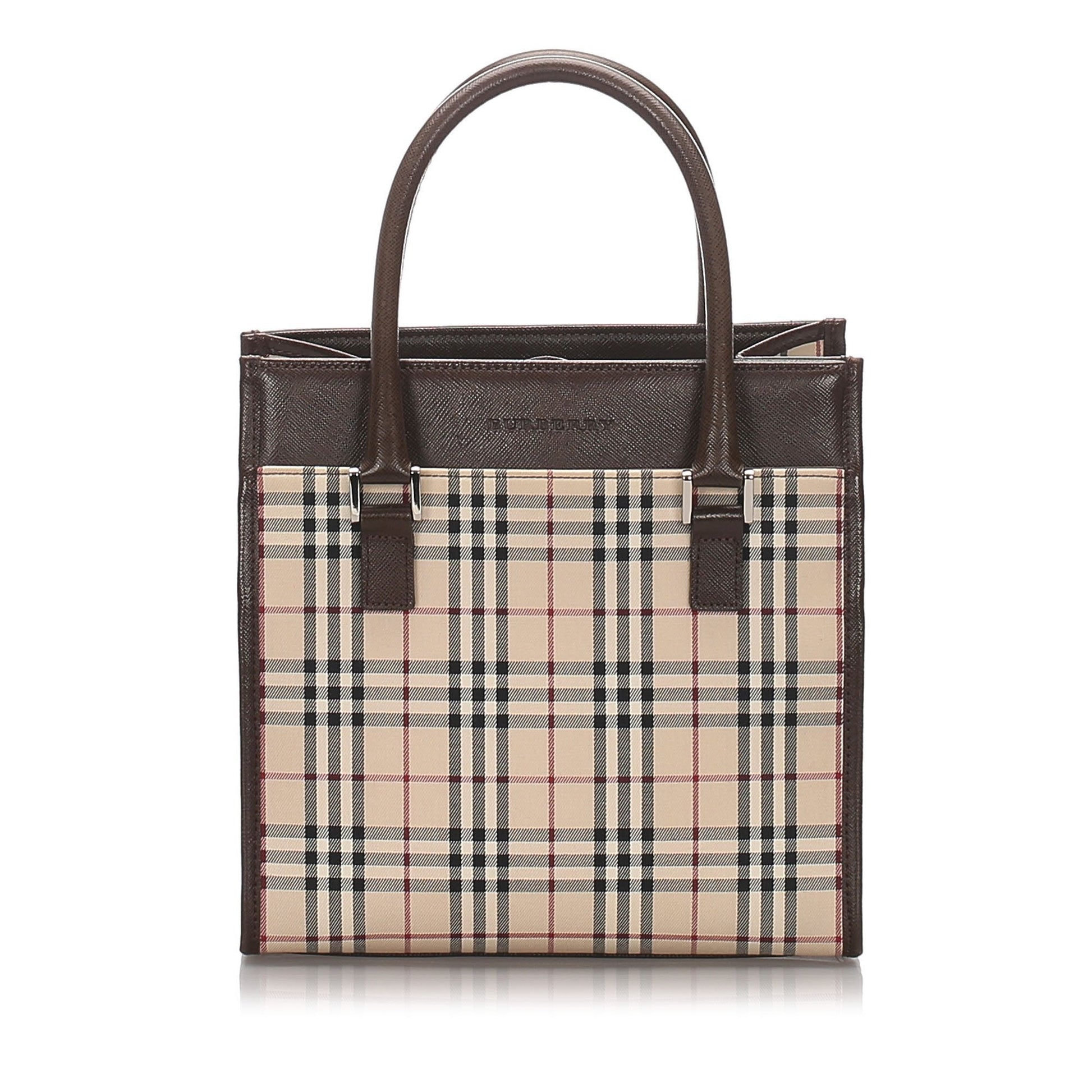 Burberry Check Tote - Rovelle Bags