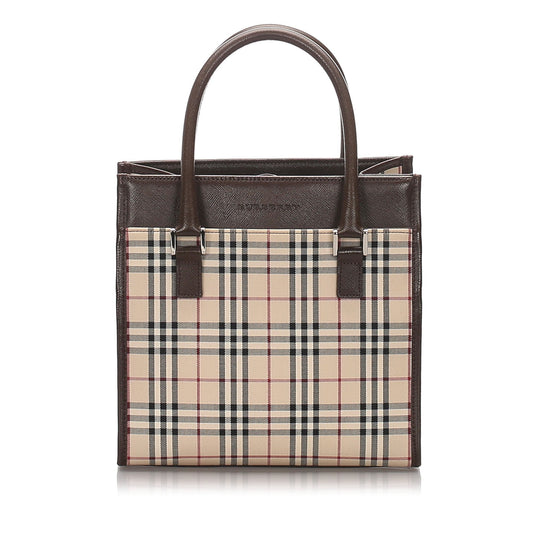 Burberry Check Tote - Rovelle Bags