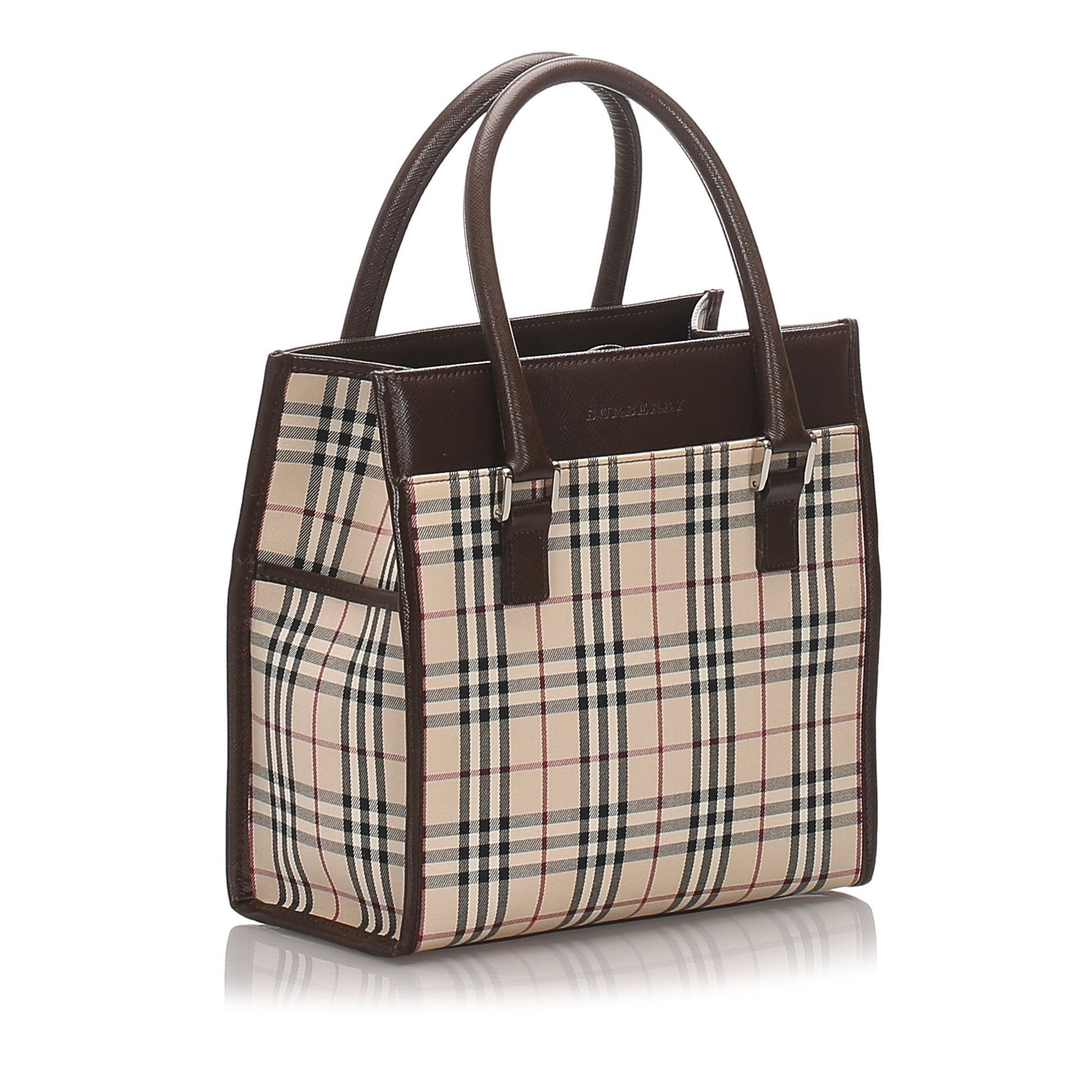 Burberry Check Tote - Rovelle Bags