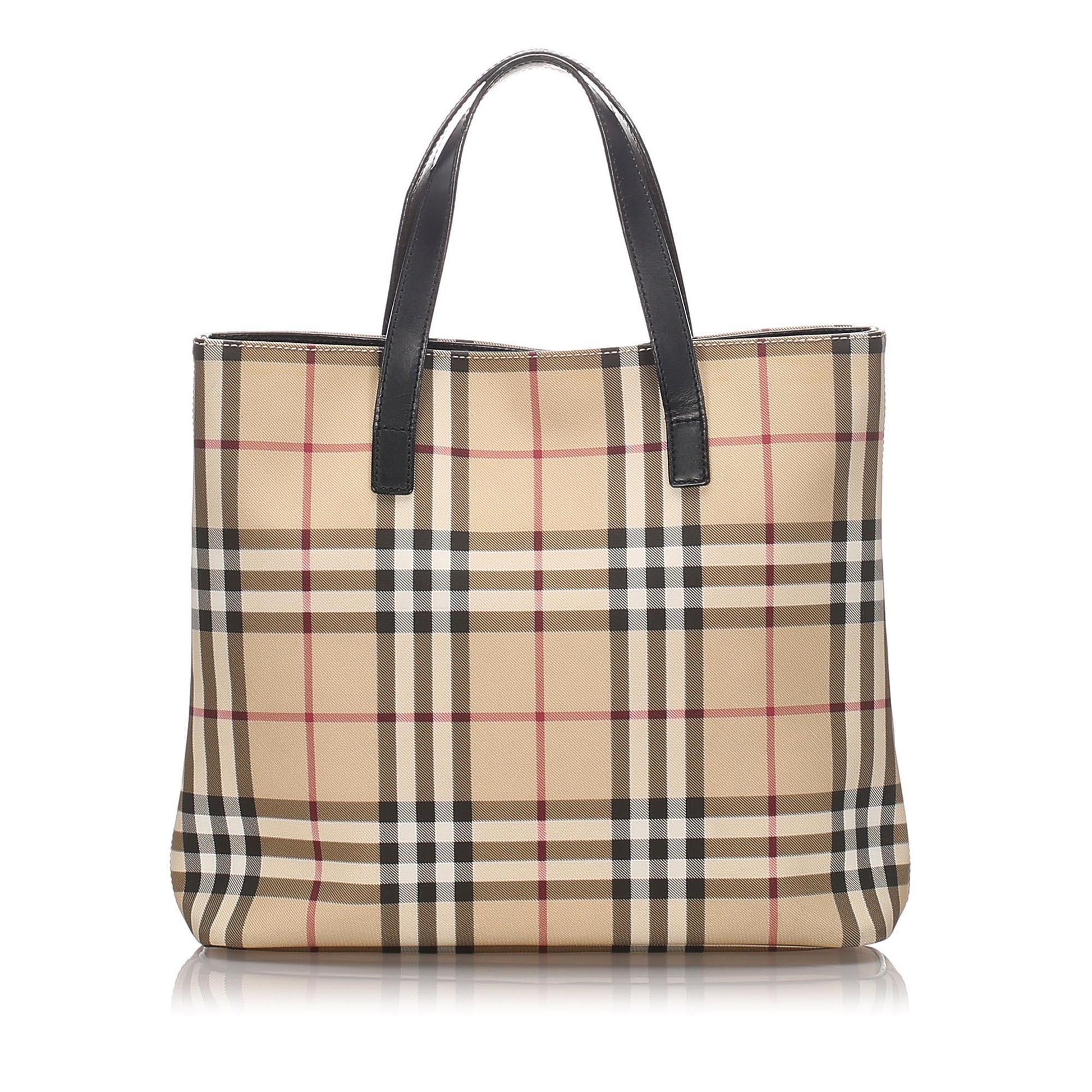Burberry Check Tote - Rovelle Bags