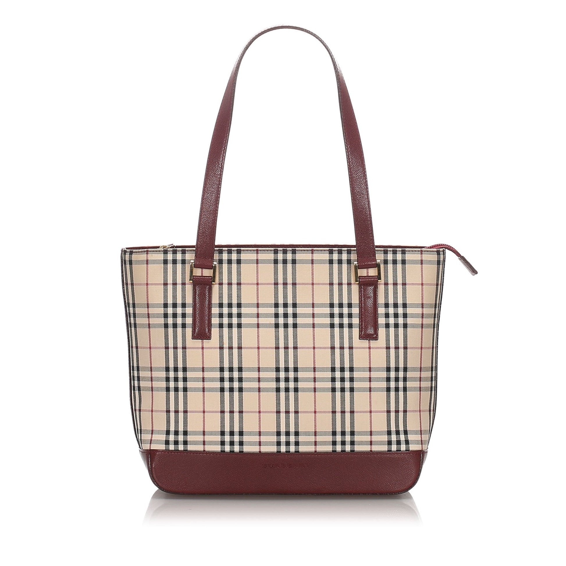 Burberry Check Tote - Rovelle Bags