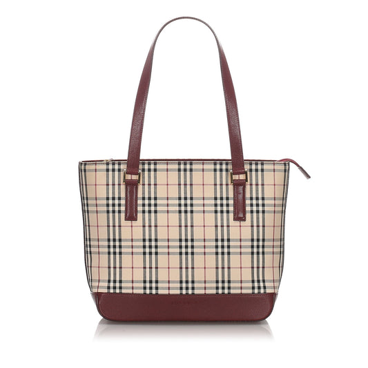 Burberry Check Tote - Rovelle Bags