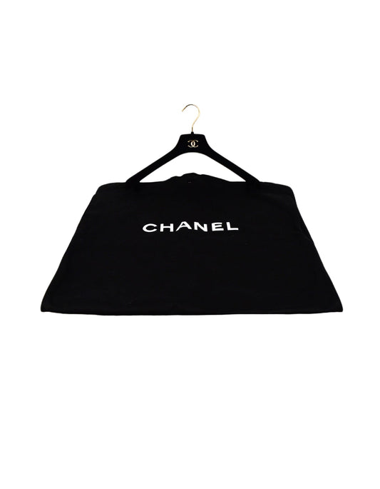 Chanel Black 64" Canvas Garment Handbag - Rovelle Bags