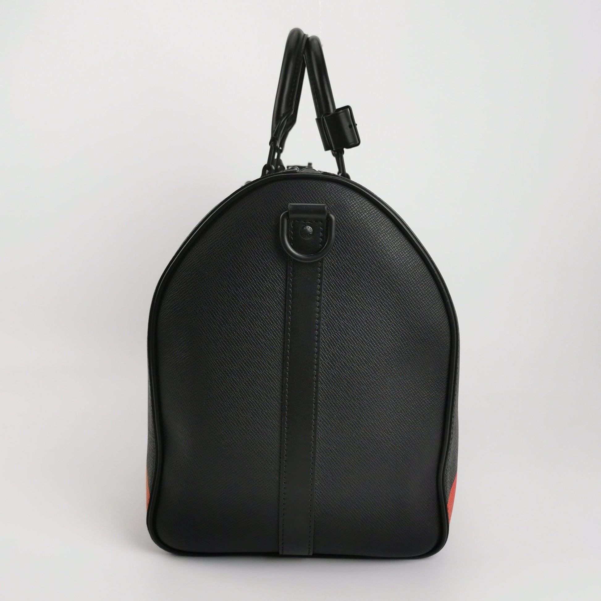 Louis Vuitton Taiga Rainbow Black Keepall Bandouliere 50 Leather