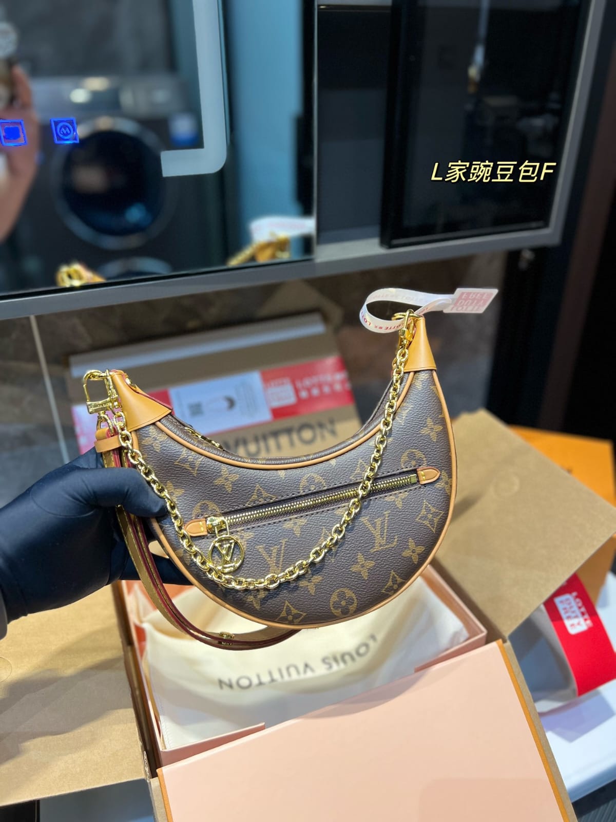 Louis Vuitton Loop monogram Handbag ?? Twilly Scarf
