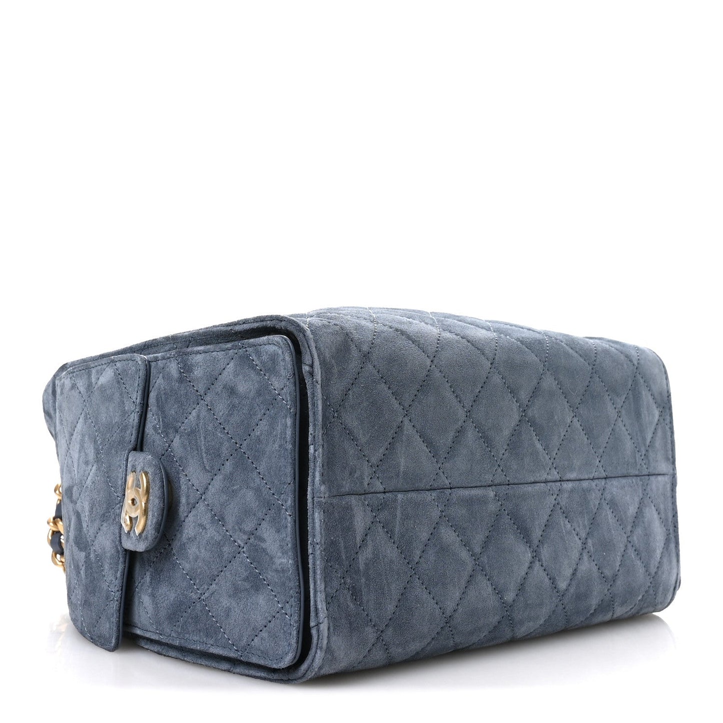 Chanel Suede Quilted Small Chanel 25 Handbag - Rovelle Bags