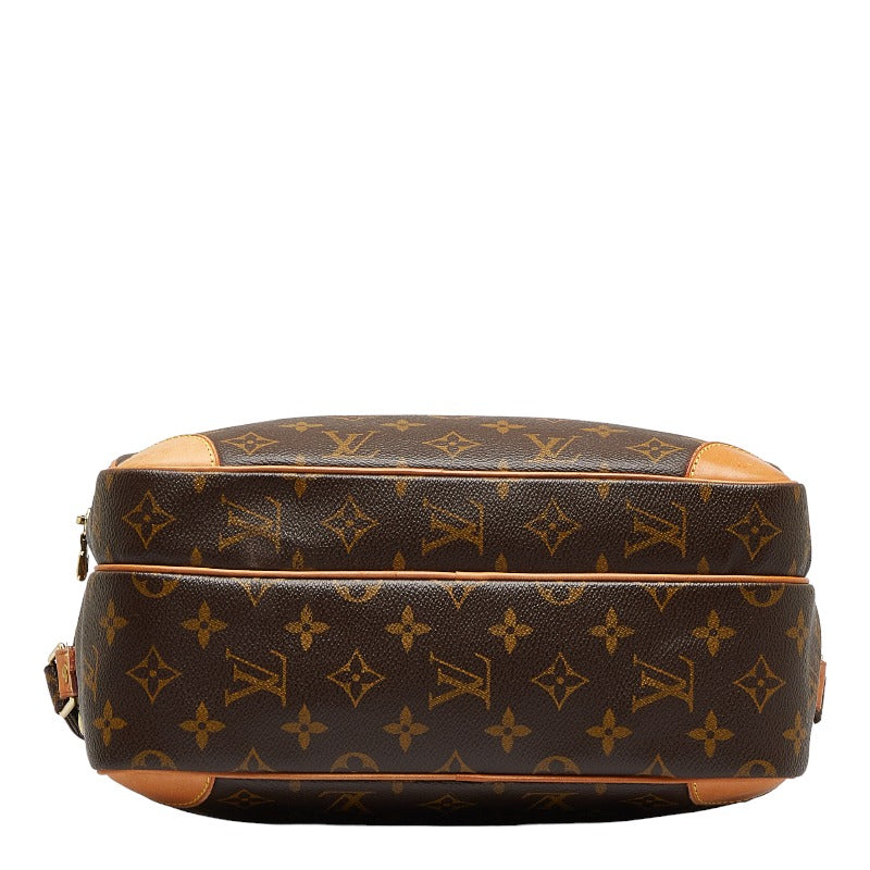 Louis Vuitton Monogram Nile Shoulder Bag M45244 Brown PVC Leather Louis Vuitton