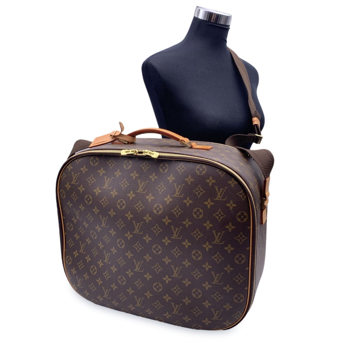 LOUIS VUITTON Monogram Canvas 2 Way Bandouliere Packall Travel Bag