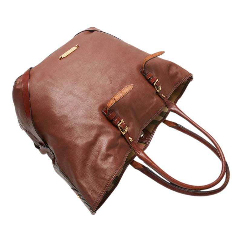 Burberry Check Tote - Rovelle Bags
