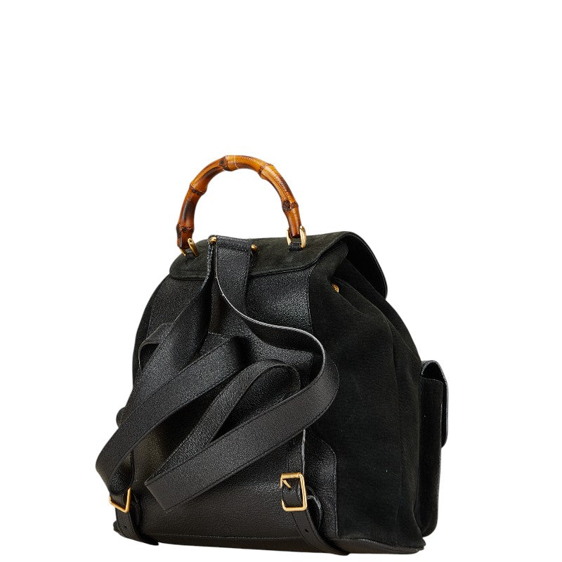 Gucci Bamboo Leather Backpack