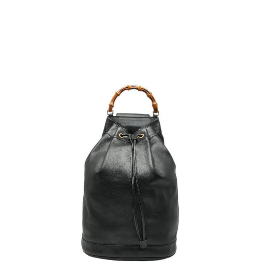 Gucci Bamboo Leather 2way Shoulder Bag