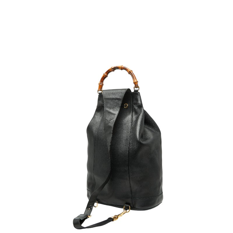 Gucci Bamboo Leather 2way Shoulder Bag