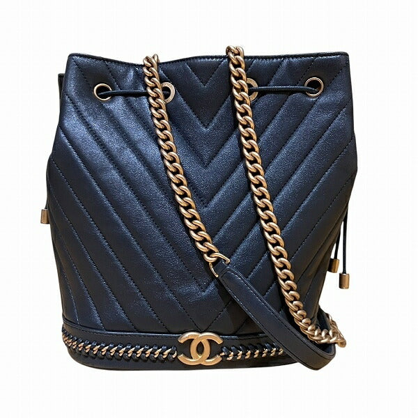 Chanel V Stitch Leather Shoulder Bag - Rovelle Bags