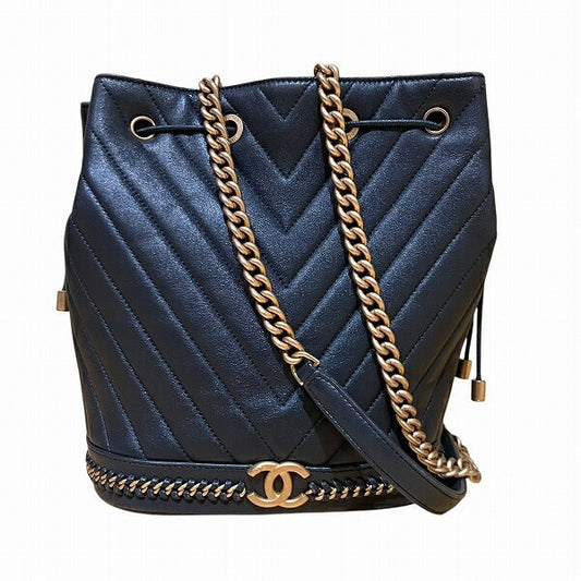 Chanel V Stitch Leather Shoulder Bag - Rovelle Bags