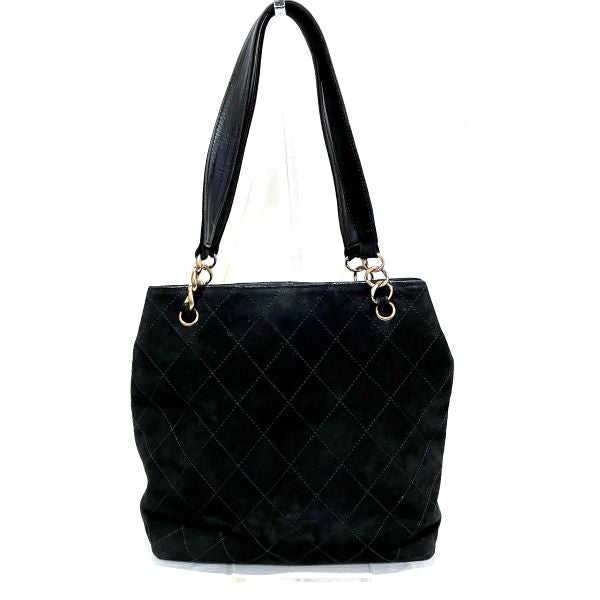 Chanel Coco Mark Wild Stitch Suede Tote Bag - Rovelle Bags