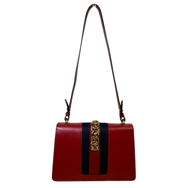 Gucci Sylvie Leather Shoulder Bag