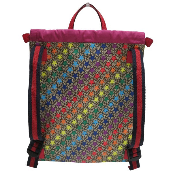 Gucci GG Supreme Children PVC Nylon Leather Backpack